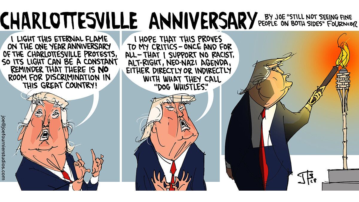 Charlottesville anniversary.