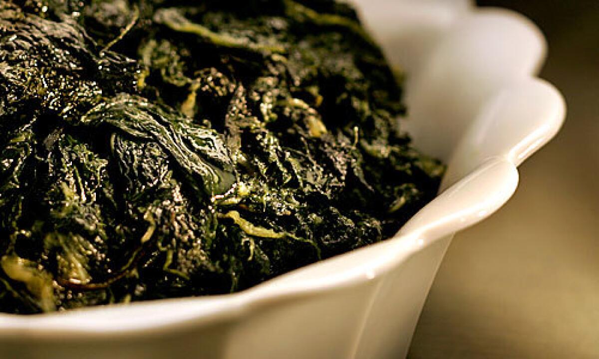 CULINARY S.O.S.: Black Kale, cavolo nero, based on chef Suzanne Goin's recipe at Lucques.
