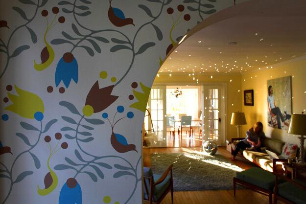 Wallpaper artist Alix Soubiran's L.A. home