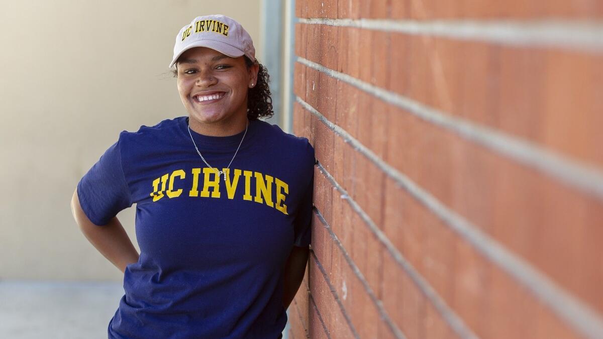 Costa Mesa High's Tayla Crenshaw, who committed to UC Irvine on Wednesday, plans to reach the CIF State track and field championship meet for the second straight year.