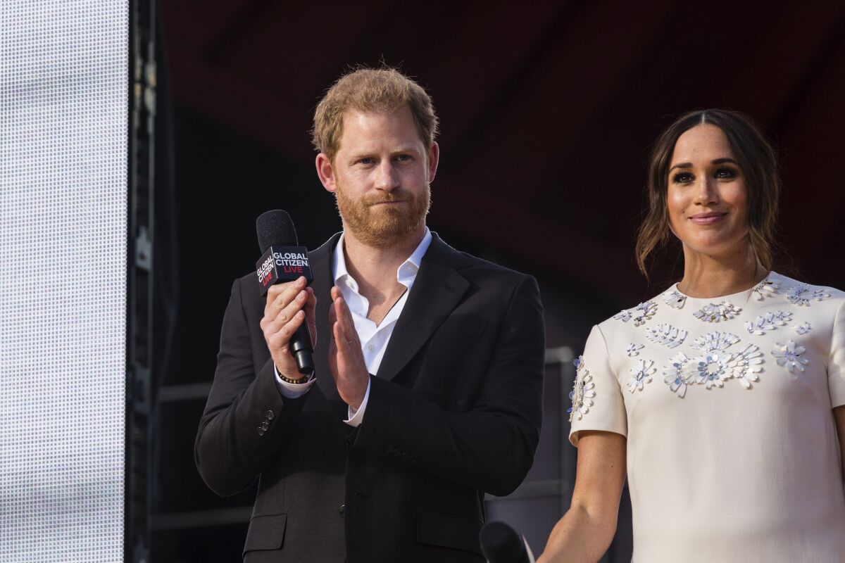 Prince Harry and the former actress Meghan Markle