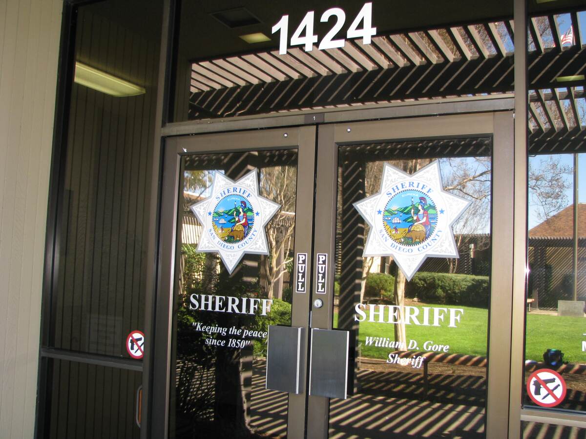 Sheriff's Ramona Senior Volunteer Patrol will do free security inspections as time permits.