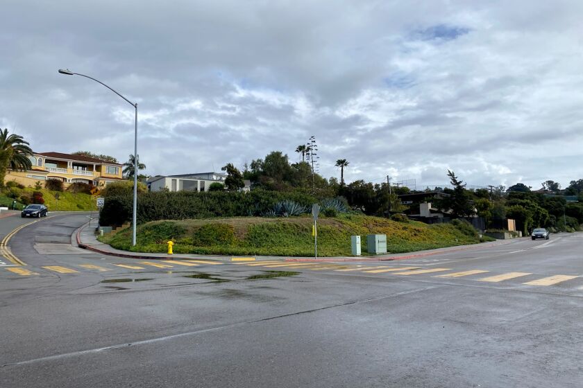 The San Diego Planning Commission voted to vacate this parcel on the southeast corner of West Muirlands Drive and Fay Avenue.
