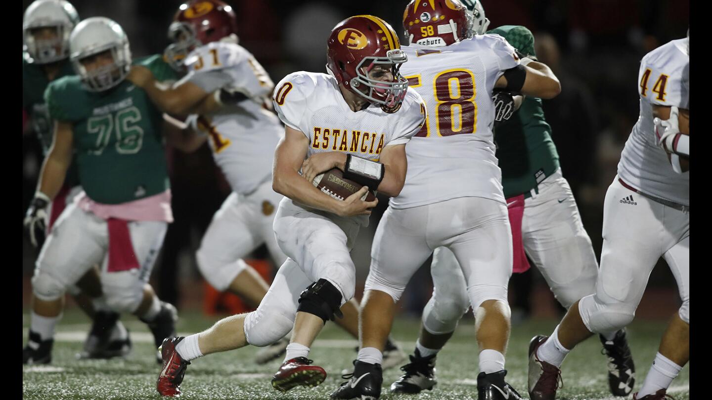 Photo Gallery: Costa Mesa High vs. Estancia in the Battle for the Bell football game