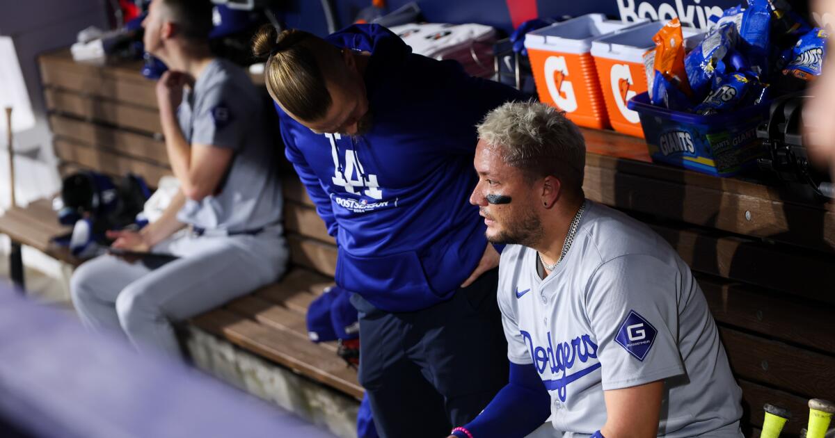 Bullpen will be tasked with saving injured Dodgers in NLDS Game 4 - Los Angeles Times