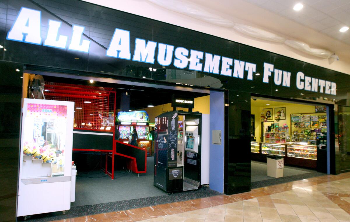 The All Amusement Family Center has been a fixture at the Burbank Town Center for nearly 23 years.