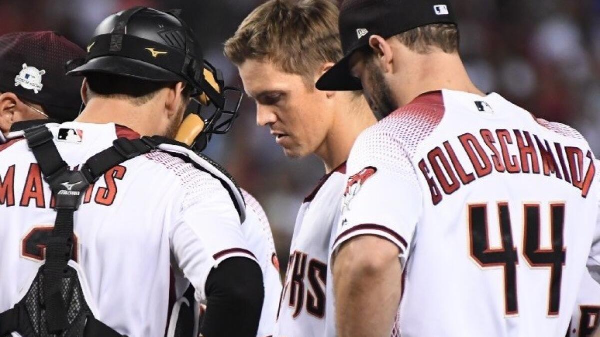 Here's Zack Greinke in all of the Diamondbacks' new uniforms