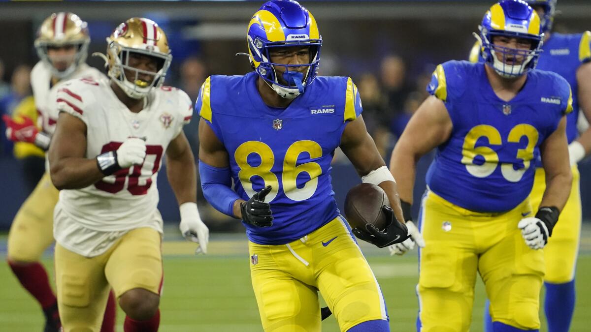 Rams rookie Bruss out for season; Super Bowl starter waived