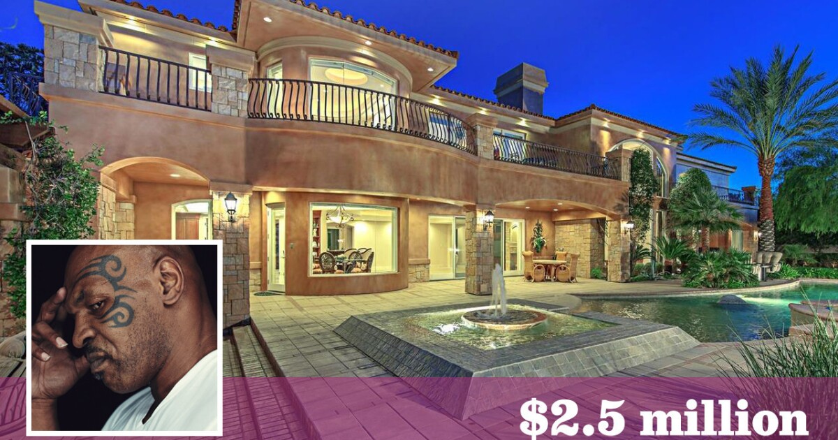 Boxing champ Mike Tyson lands a 2.5million home near Las Vegas Los