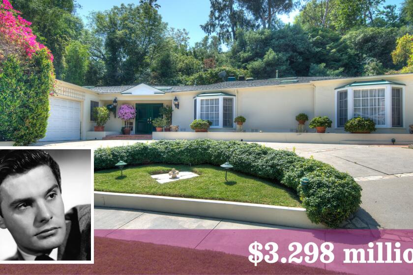 The Beverly Crest area home of the late actor Louis Jourdan and his wife, Berthe, is listed at $3.298 million.
