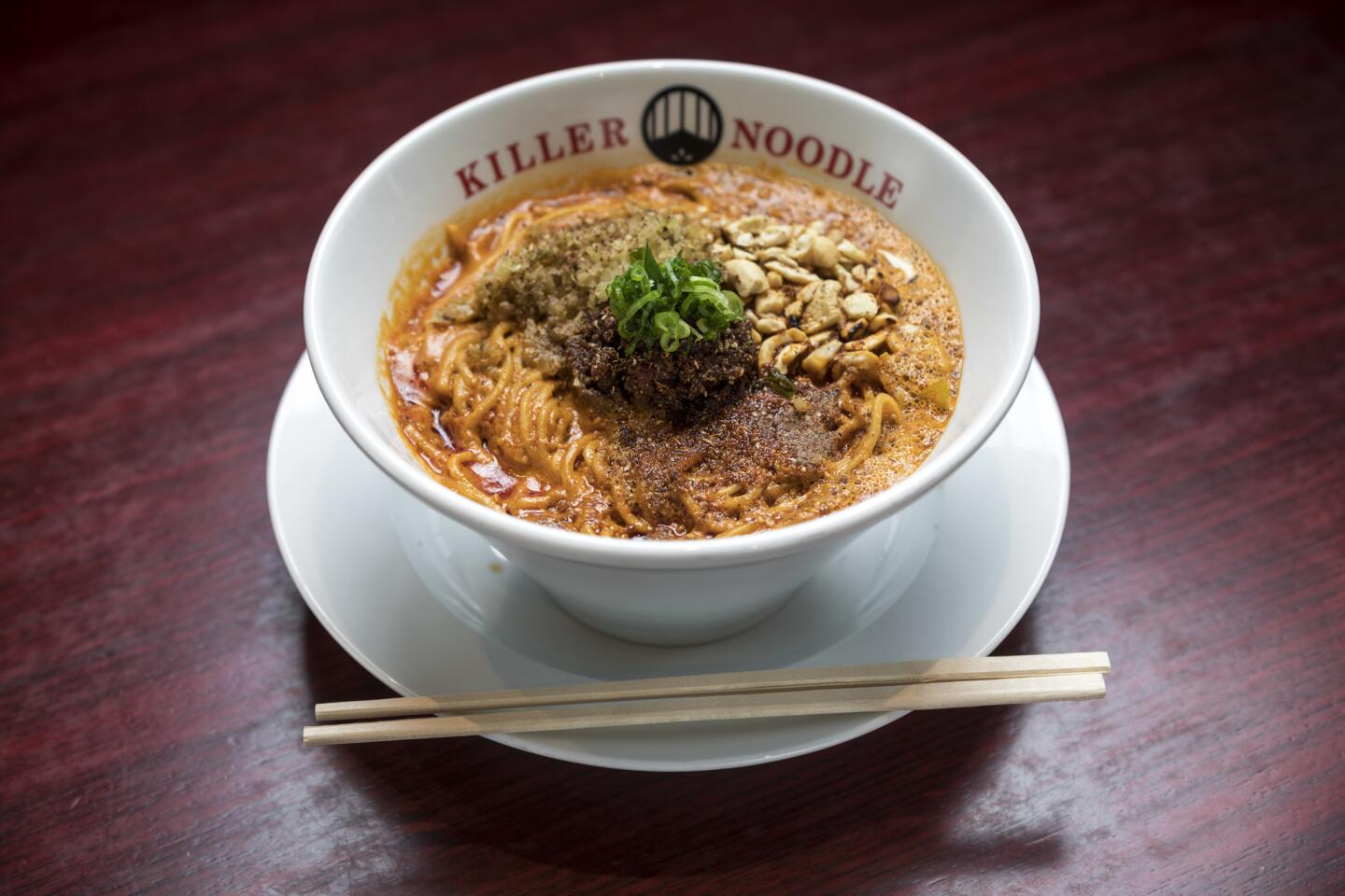 Tokyo-style ramen served at Killer Noodle on Sawtelle.