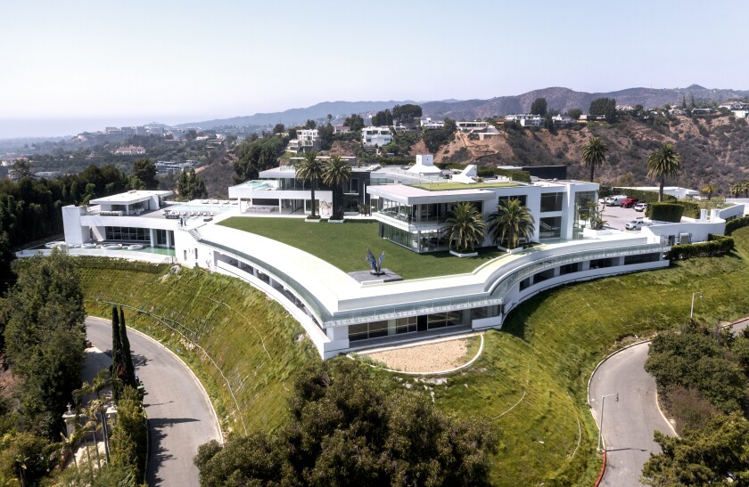 An aerial view of The One in Bel-Air.