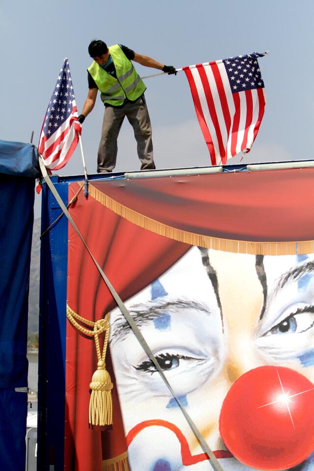 Photo Gallery: Circus Vargas sets up tent in Burbank for two-week show