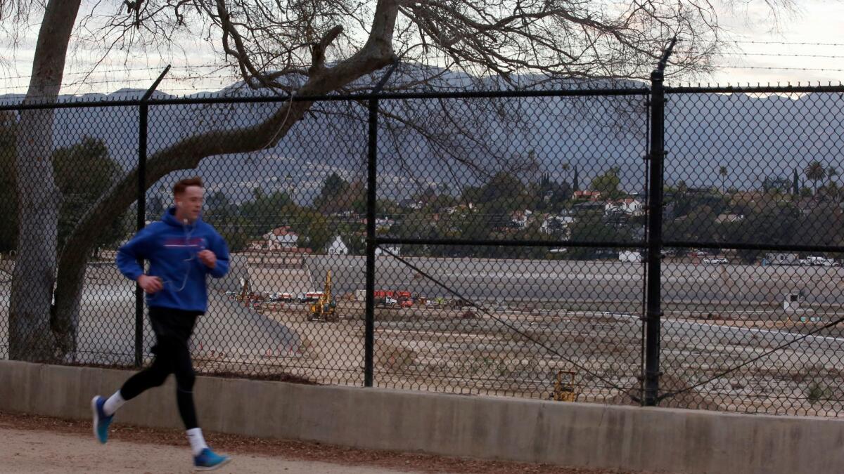 Since it was drained, the reservoir area has been criticized as an eyesore in Los Angeles.