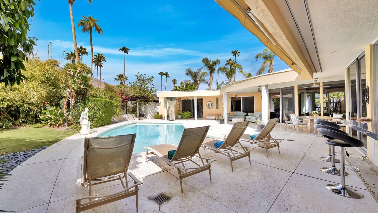 Actress Loretta Young owned the Palm Springs home at the time of her death in 2000.