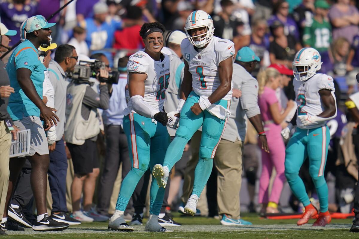 Early season downturn in offense avoids Ravens, Dolphins - The San