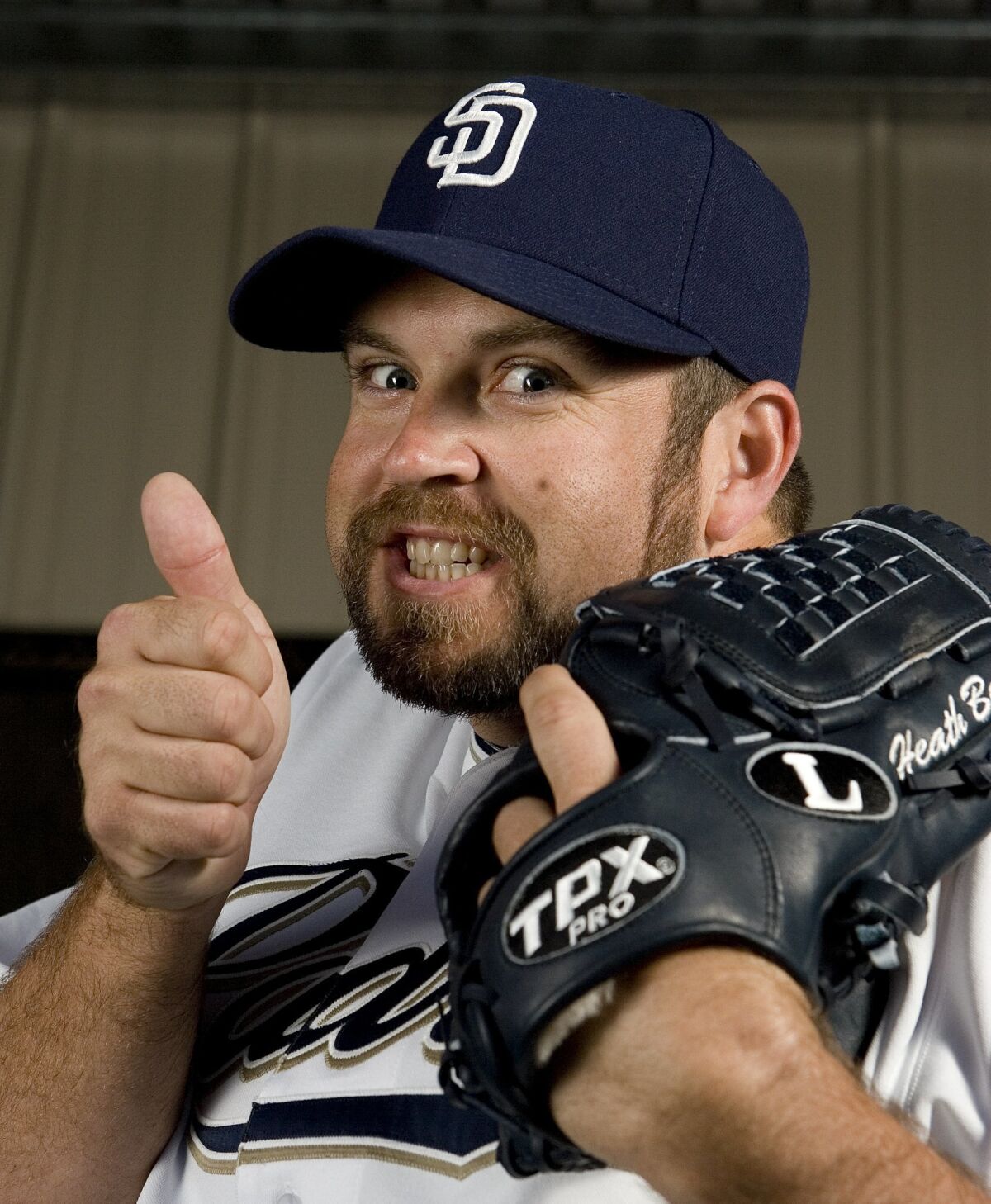 Even at spring training, Padres All-Star closer Heath Bell is having fun and saying what’s on his mind. — Earnie Grafton / Union-Tribune