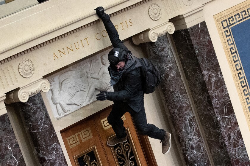 Capitol insurrection displayed many of the symbols of American racism