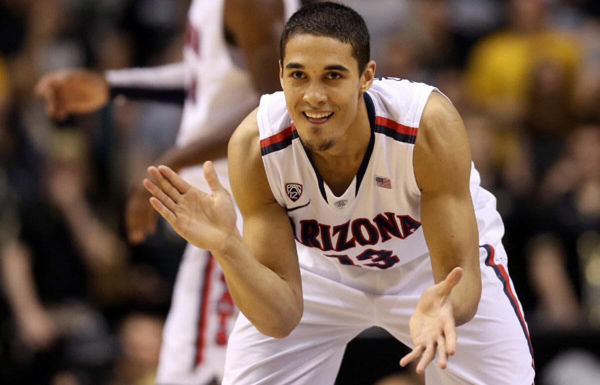 Nick Johnson and Arizona have plenty of fans rooting for them in Las Vegas during the Pac-12 Conference basketball tournament.