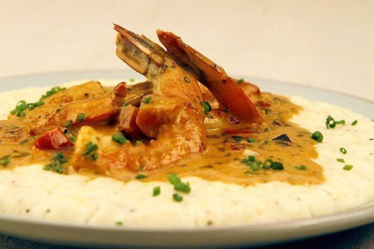 Shrimp and grits from Bar/Kitchen.