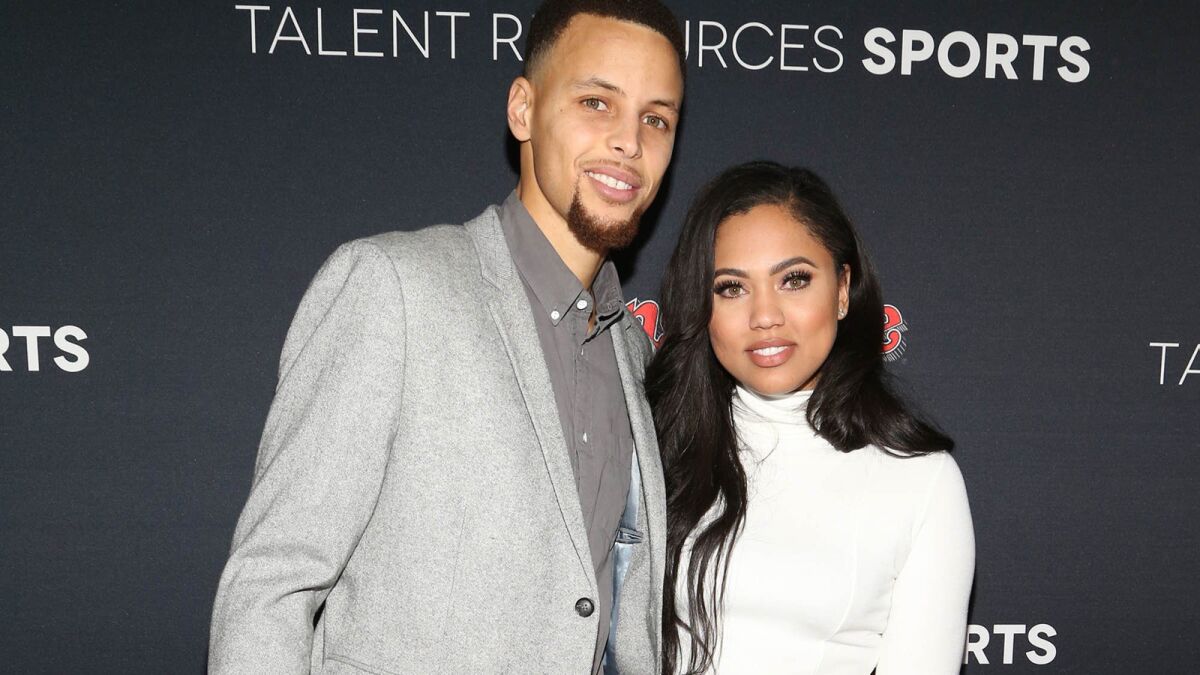 Ayesha Curry has landed her own Food Network show. Pictured is Ayesha with her husband, NBA star Stephen Curry.