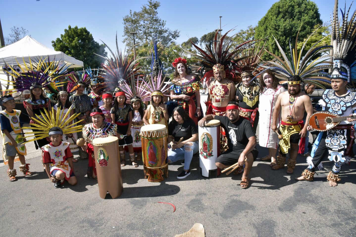 The Danza Azteca Misión San Luis Rey opened the festivities