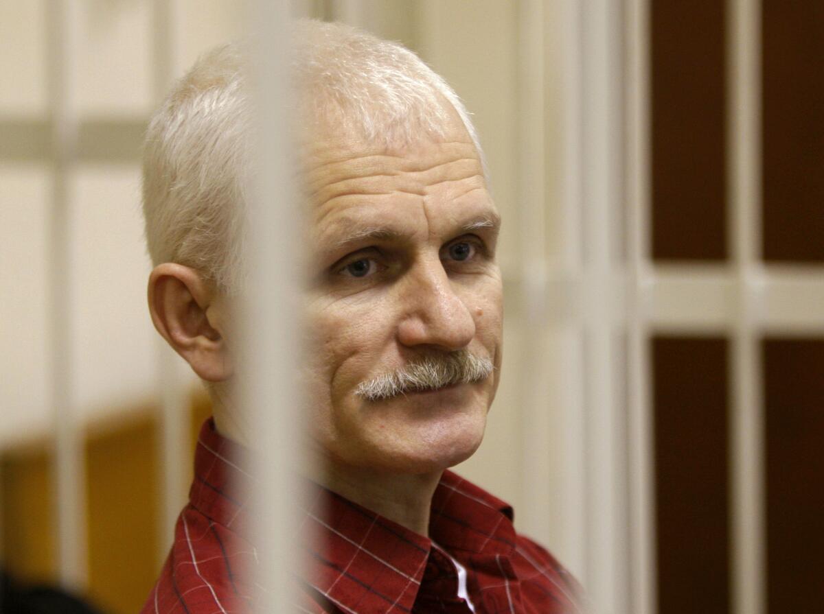 Belarusian human rights activist Ales Bialiatski