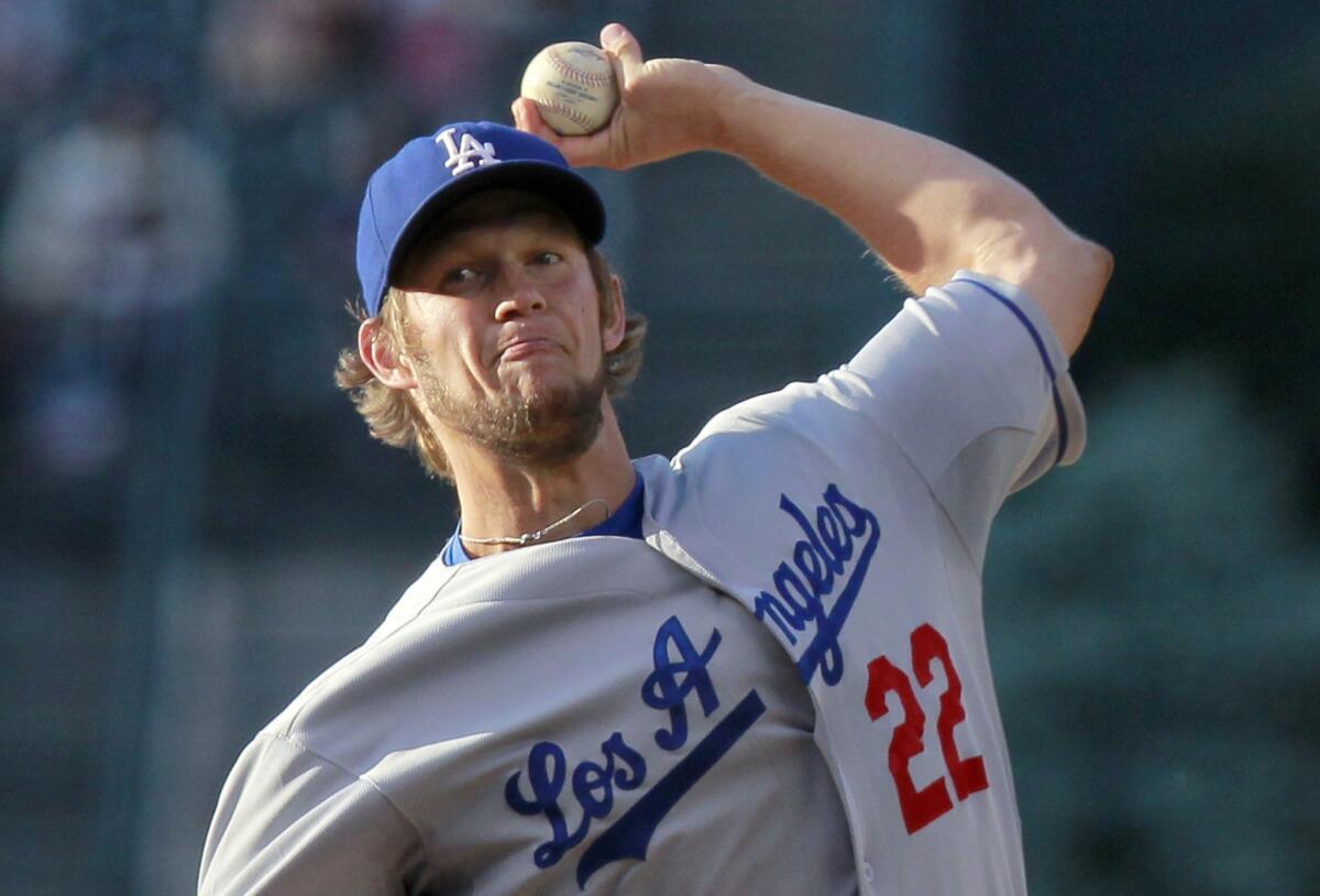 Dodgers pitcher Clayton Kershaw won't be starting for the National League All-Stars even though he leads the major leagues in earned-run average.