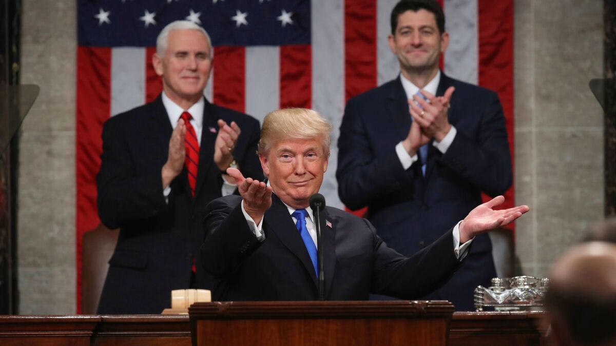 President Trump called Democrats "un-American" and perhaps "treasonous" for not clapping during the State of the Union address last week. The White House quickly responded that the president was joking, although Trump hasn't said — or tweeted — as much.