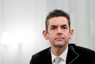 Jared Isaacman during a Senate confirmation hearing in Washington on April 9. Photographer: Kent Nishimura/Bloomberg