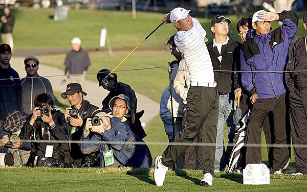 Crowded tee box