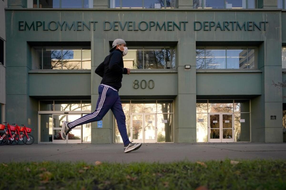 The California Employment Development Department office in Sacramento 