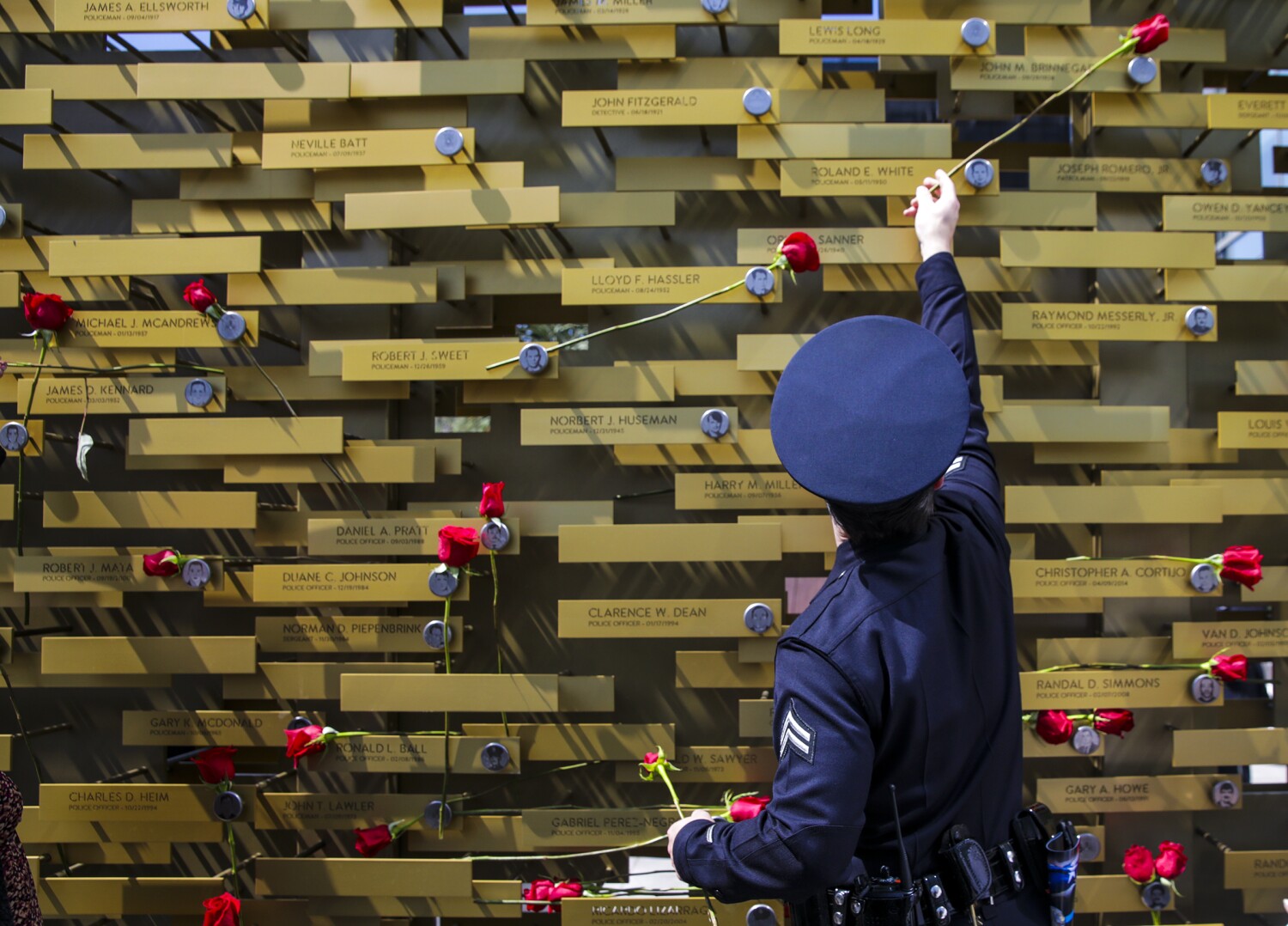LAPD honors 238 officers killed in the line of duty
