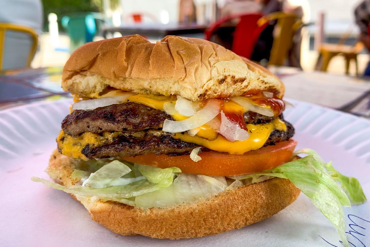 The cheeseburger at Yuca's located in Pasadena.