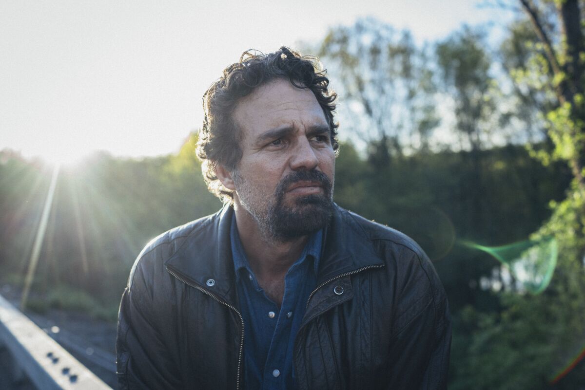 Mark Ruffalo on set