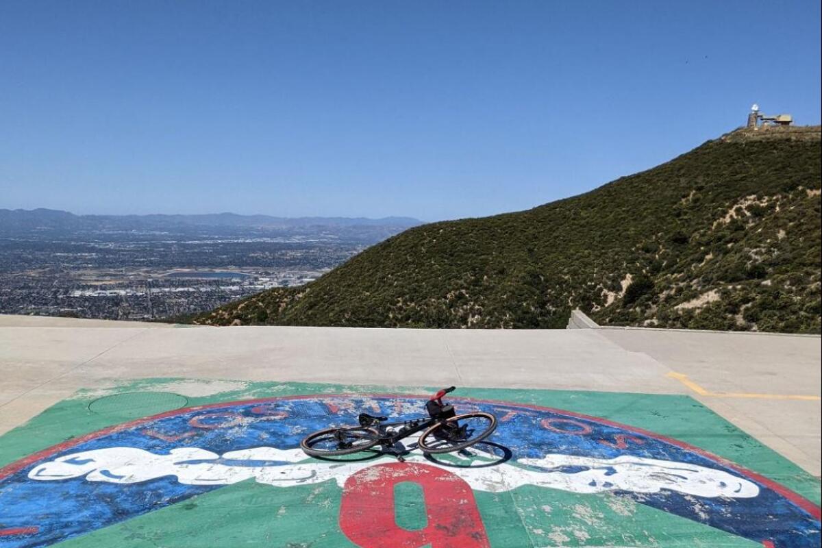 May Canyon gravel cycling route includes former Nike missile sites.