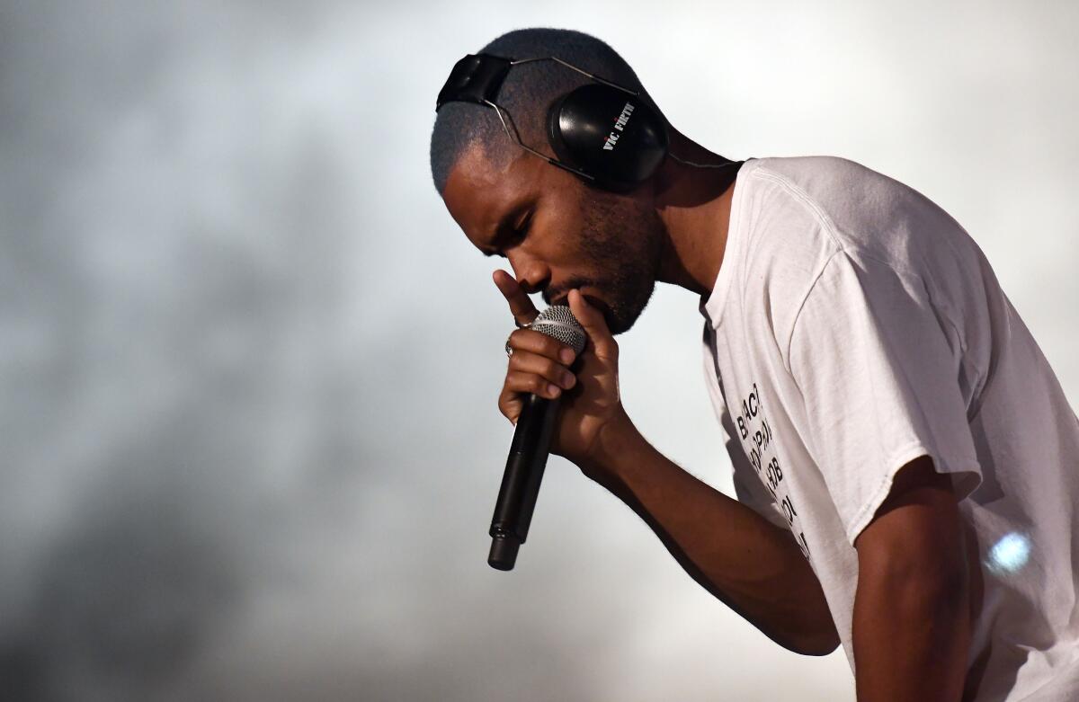 Frank Ocean performs at the 2017 Panorama Music Festival in 2017 