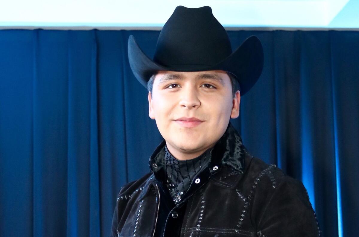 Una imagen de archivo de Christian Nodal.