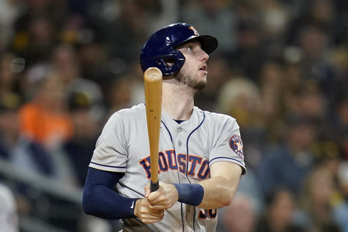 Houston Astros defeat Colorado Rockies, 6-3