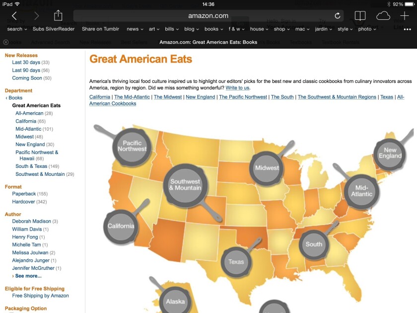 America's favorite cookbooks region by region Los Times
