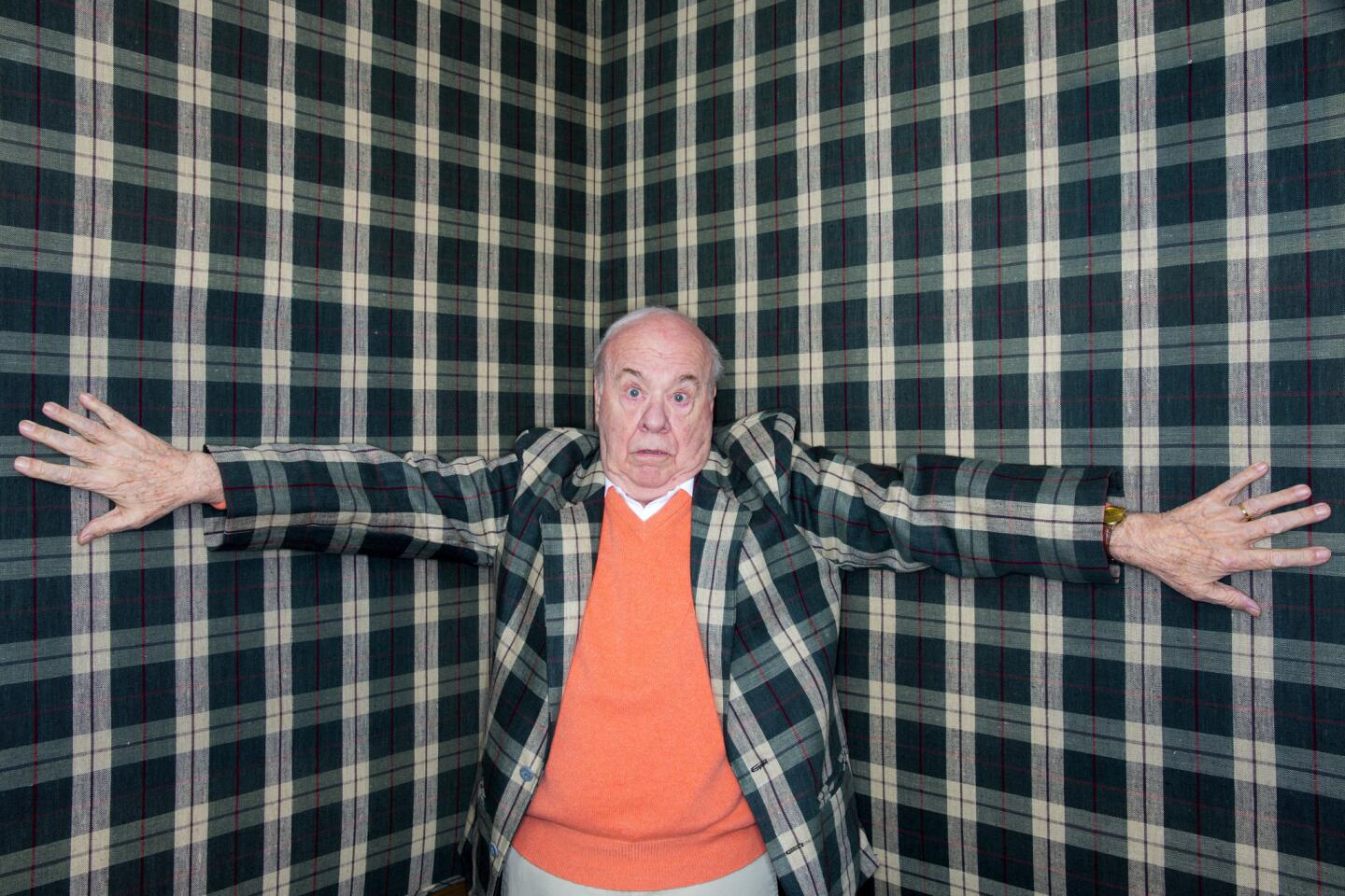 Emmy Award-winning actor and comedian Tim Conway in his Los Angeles area home, in advance of his new autobiography, "What's So Funny? My Hilarious Life."