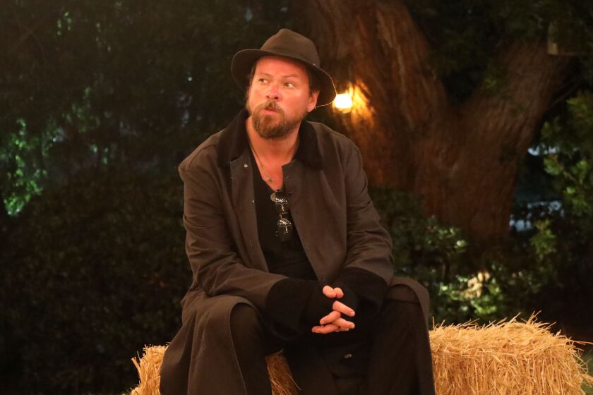 Richard Baird as Jacques in New Fortune Theatre's "As You Like It."