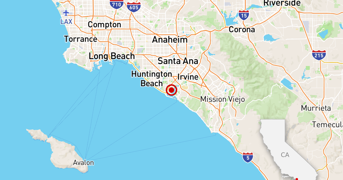 Magnitude 2.6 earthquake strikes Newport Beach