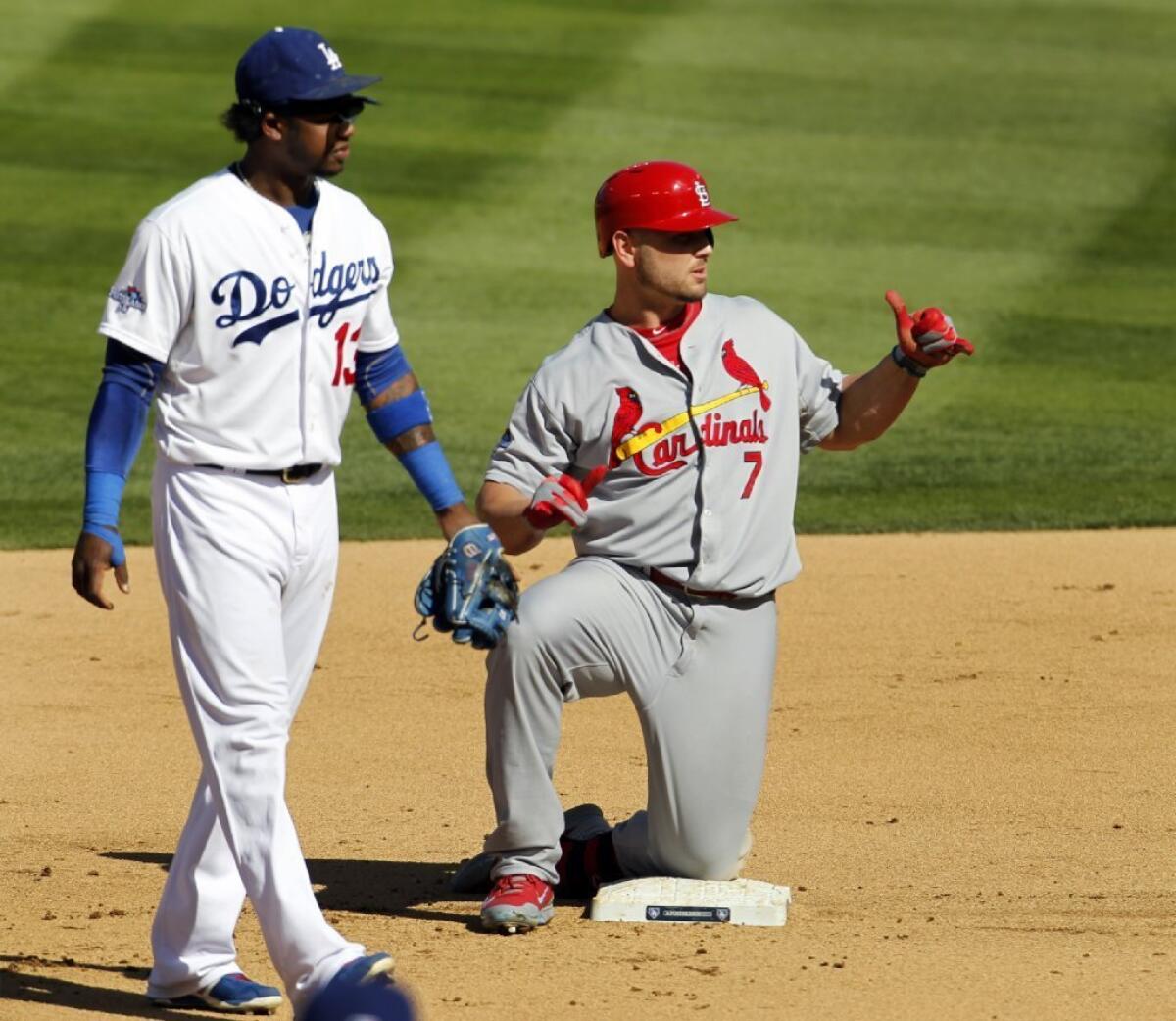 Dodgers short stop Hanley Ramirez is not in the starting lineup for Game 6 on Friday.