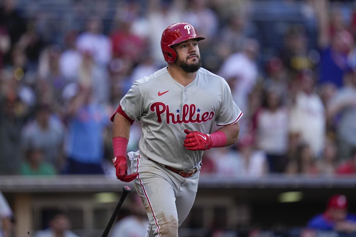 Schwarber homers again at Petco Park as the Phillies beat the Padres 9-7 in  their NLCS rematch - The San Diego Union-Tribune