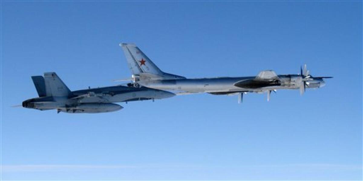 Canada intercepts two Russian bombers - The San Diego Union-Tribune