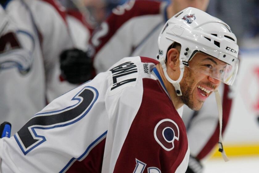 Jarome Iginla was traded from the Colorado Avalanche to the Kings on Wednesday morning.