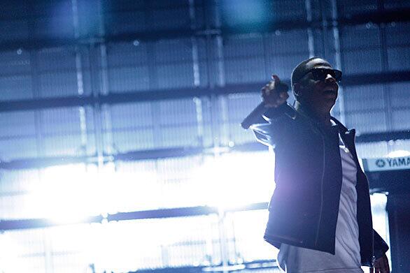 Rapper Jay-Z performs