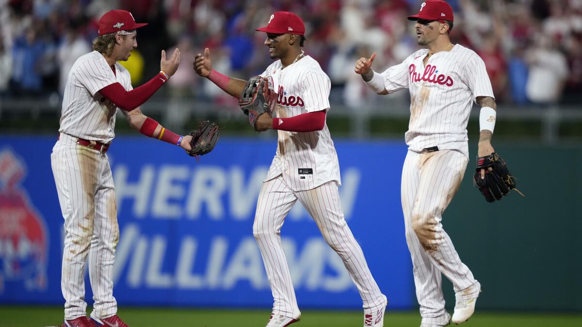 Nick Castellanos makes MLB history as Philadelphia Phillies eliminate the  Atlanta Braves to reach NLCS
