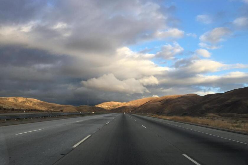 Interstate 5 remains closed Friday morning with possible rain later in the afternoon.